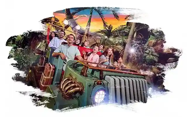 Forbidden Territory ride at Lost Valley, IMG Worlds of Adventure Dubai