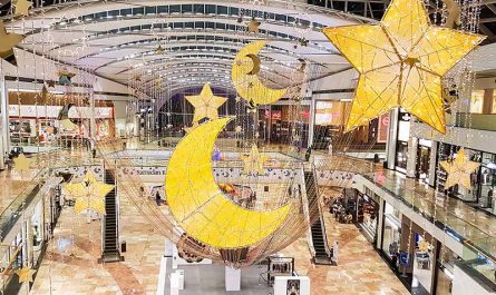 Ramadan Decorations at Dubai Mall – Festive Lights & Islamic Art