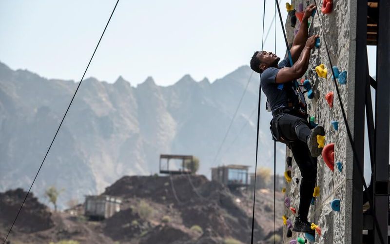 Wall Climbing at Hatta Dubai