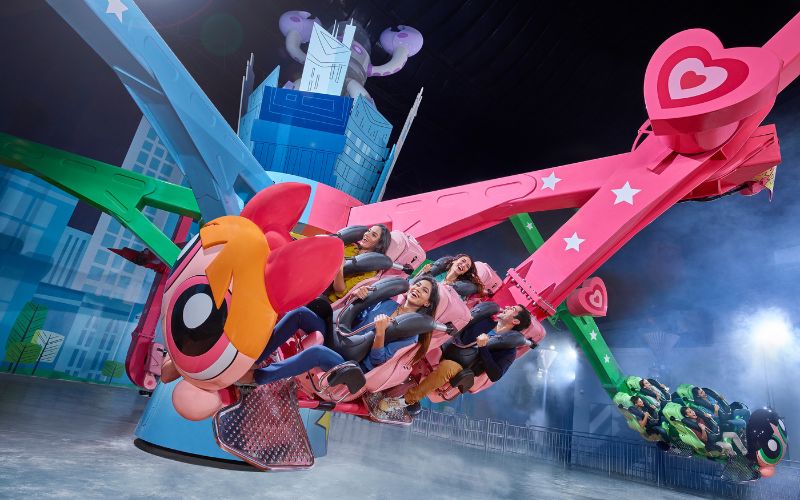 powerpuff ride at img worlds of adventure