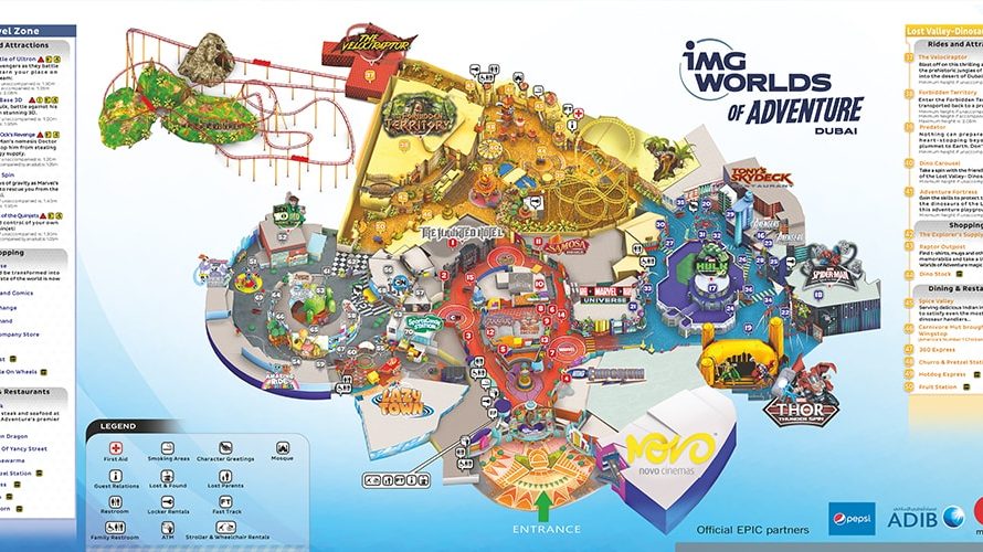 IMG Worlds of Adventure Map Overview