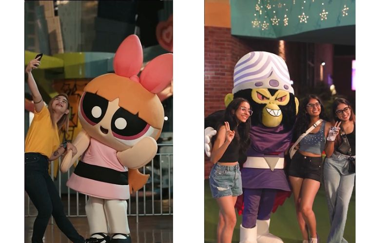 Power Puff Girls Characters at IMG Worlds of Adventure