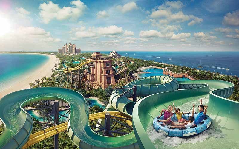 Aquaventure Water Park in Dubai