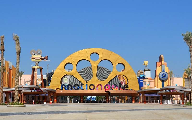 Motiongate theme park in Dubai